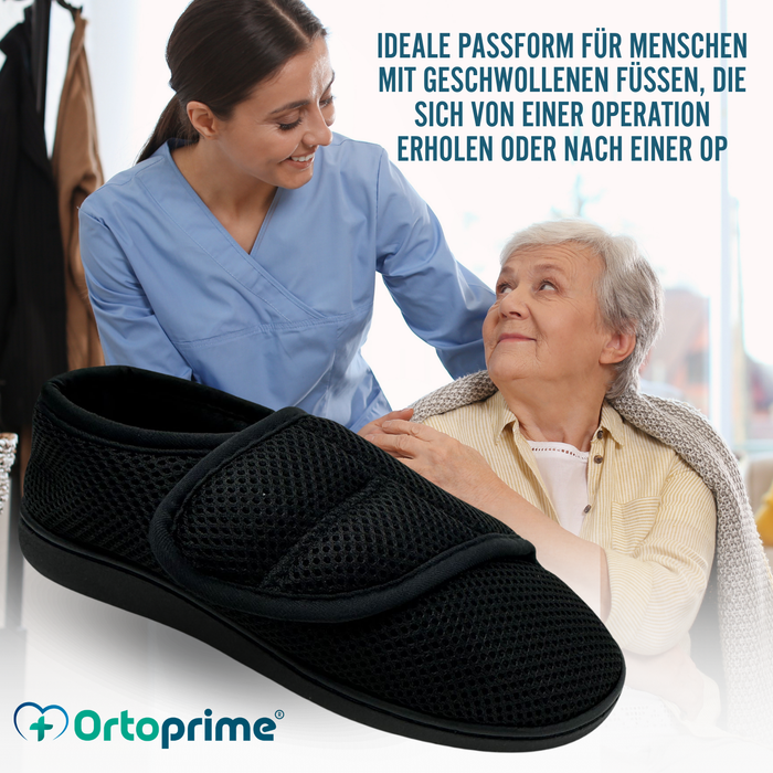 Orthopädische Schuhe für Damen Herren bei Geschwollenen Füßen Atmungsaktiv