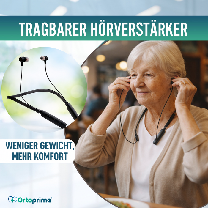 Wiederaufladbarer Hörverstärker mit Geräuschreduzierung