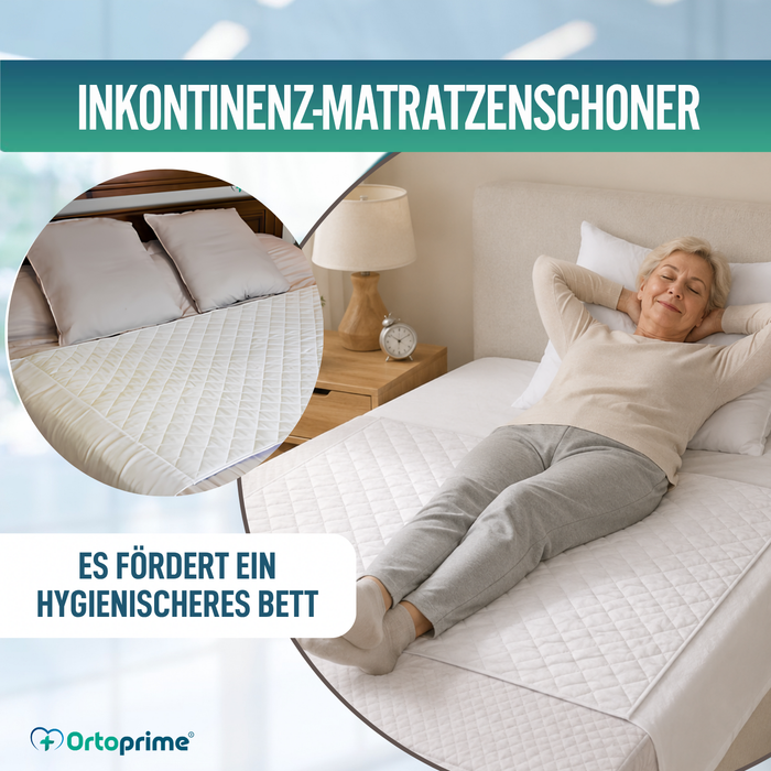 Waschbare Umweltfreundliche Saugfähige Matratzenauflage 90cm 3,15 Liter/m2