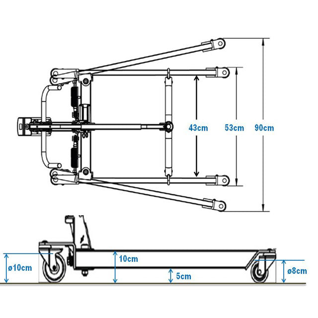 Beweglicher Elektrischer Lift | Mit Polsterharness Inklusive